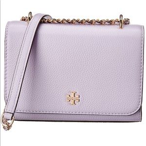 NWOT Tory Burch Mini Carter Pebble Leather Crossbody